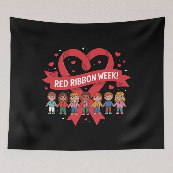 Item preview, Red Ribbon Week Awareness For Students and Teachers designed and sold by Vastingan.
