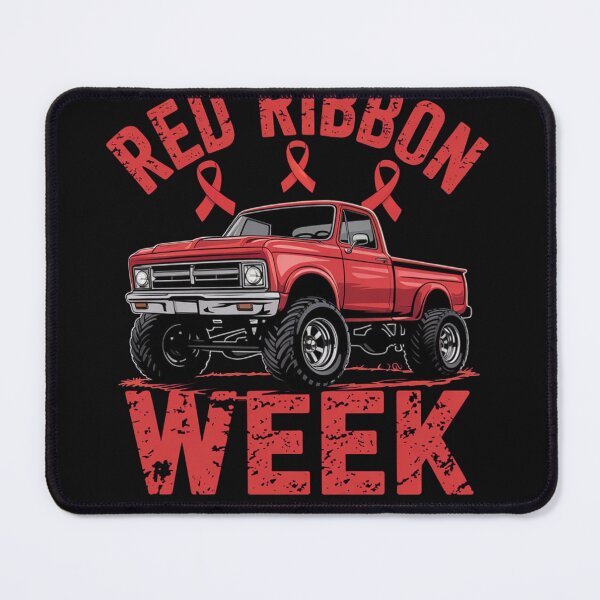 Item preview, Red Ribbon Week Awareness Monster Truck designed and sold by Vastingan.
