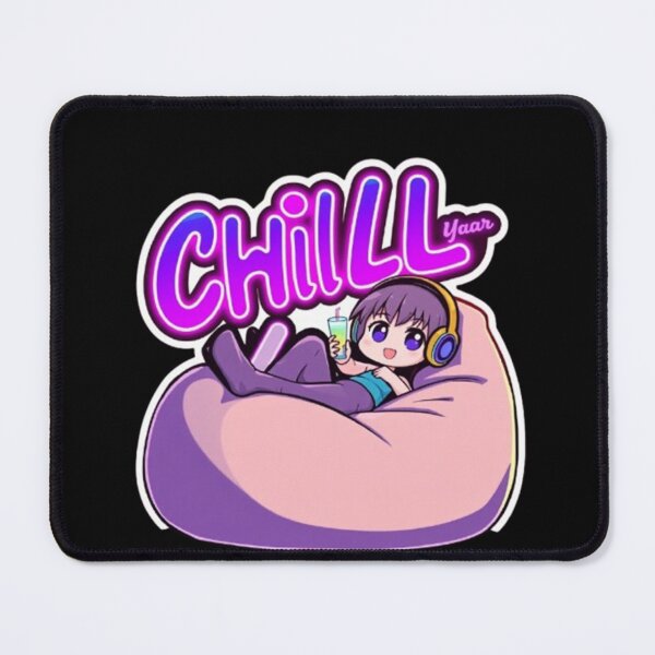 Item preview, Anime Girl Chilling on Beanbag designed and sold by NexaSpire.