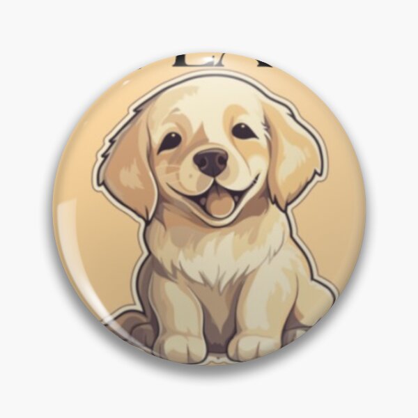 Item preview, Animated Puppy Golden Retriever designed and sold by LUKAGE.