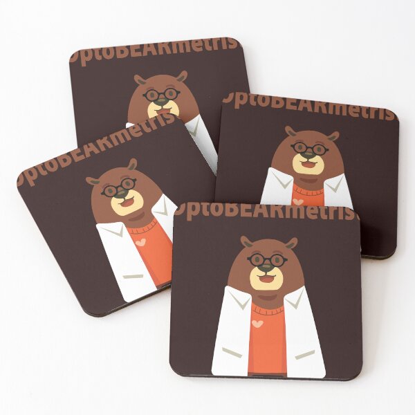 Item preview, Bear Eye Doctor – Funny OptoBEARist Cartoon designed and sold by FlamoArt.