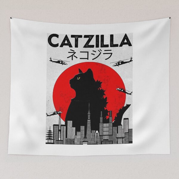 Item preview, Funny Kitty Catzilla  designed and sold by GenevaCruz.