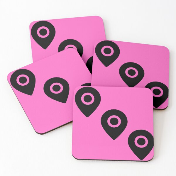 Item preview, Location Tag Prints Pink Background  designed and sold by VisionSticker.