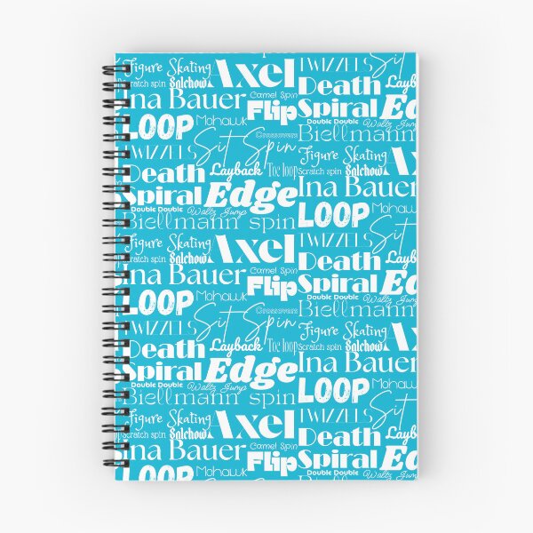 Item preview, Figure Skating Words- Subway Style Print-Cyan designed and sold by Purposely Designed.