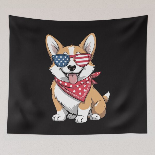 Item preview, Corgi Patriotic Fourth of July  designed and sold by Ikwalima.