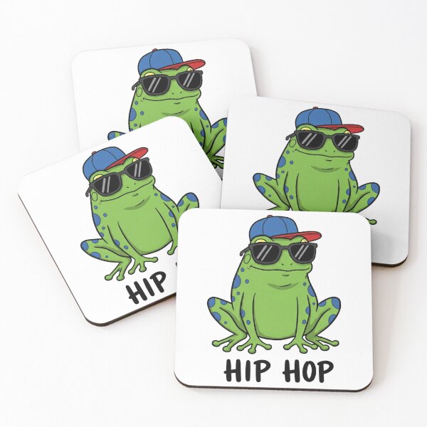 Item preview, Hip Hop Frog Funny 90s Rapper designed and sold by xcloud01.