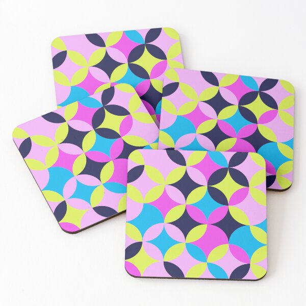 Item preview, Electric Shippo Glow - Vibrant Circles Pattern designed and sold by keikono.studio.