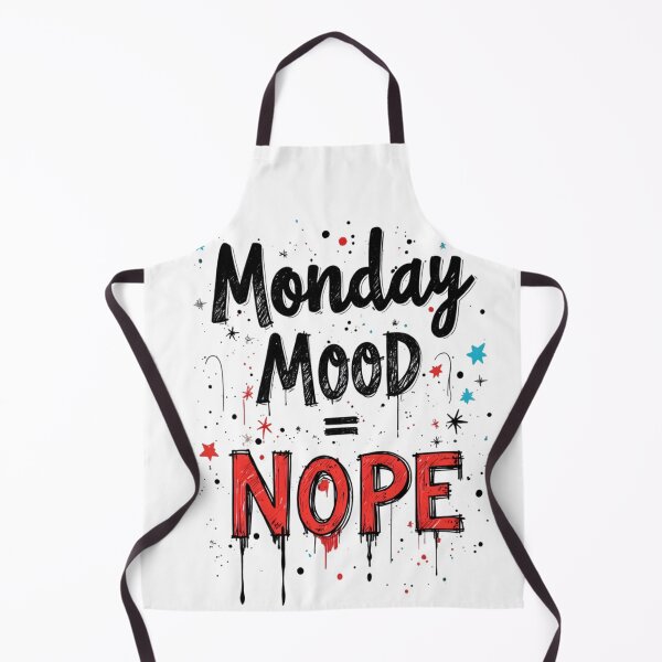 Item preview, Monday Mood = Nope | Funny Relatable Meme designed and sold by LR Vibe Studio.