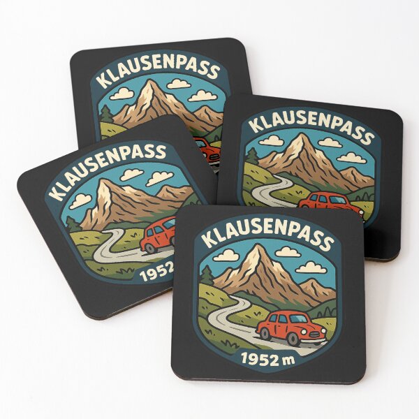 Artikelvorschau, Klausenpass Schweiz Badge entworfen und verkauft von Prints-by-Olaf.