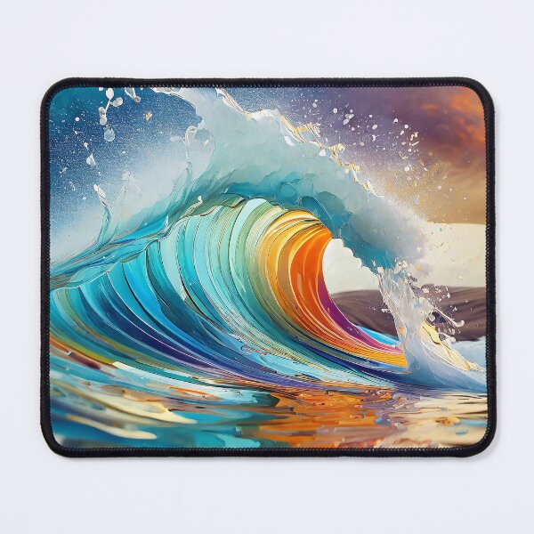 Item preview, Great Wave Ocean Art Abstract designed and sold by MarvinStudios.
