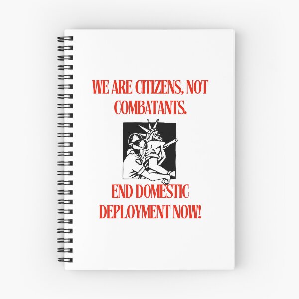 Item preview, End Domestic Deployment Now designed and sold by leftyshirts.