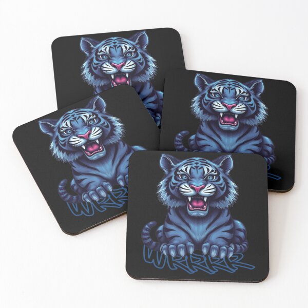 Item preview, Blue  Angry Tiger Growl WRRRR designed and sold by Rusifero.