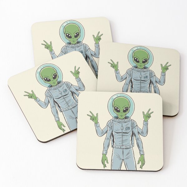Item preview, Alien In Peace designed and sold by iconikit.