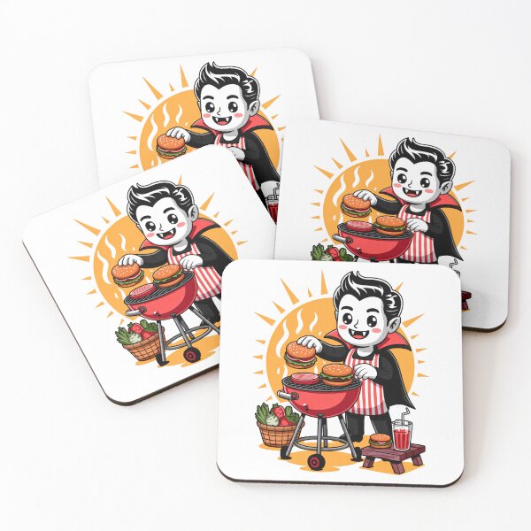 Item preview, Cute Vampire BBQ – Playful Spooky Halloween Cookout Party designed and sold by Taans-Creation.