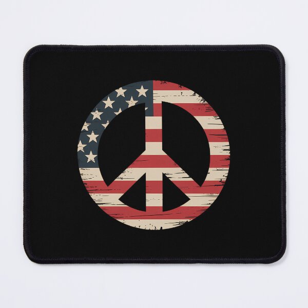 Item preview, Peace Sign Patriotic USA Flag Peace & Love designed and sold by brynatshop.