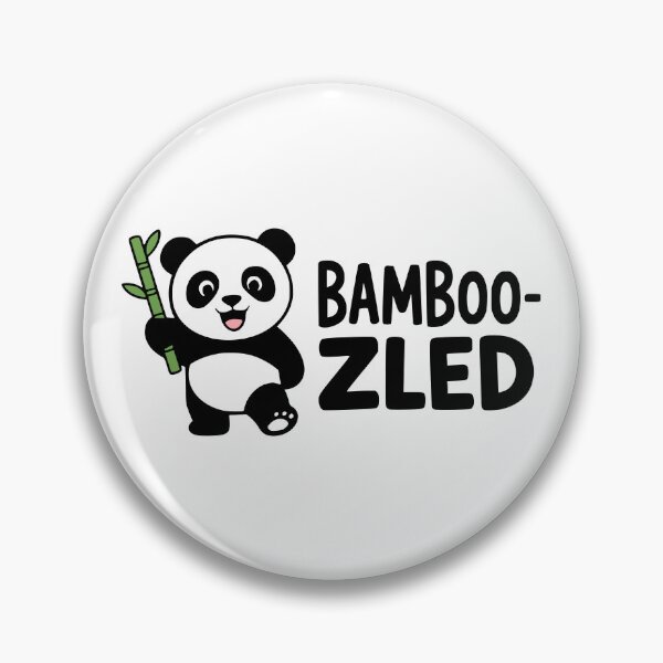 Item preview, Bamboozled! Kawaii Panda Pun designed and sold by PMCreative.