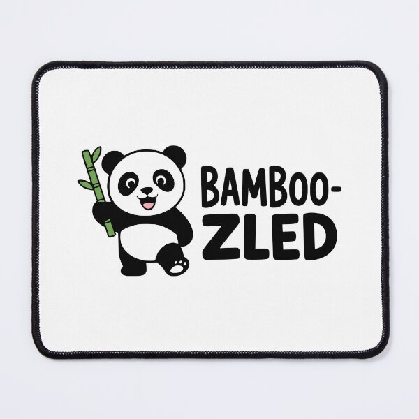 Item preview, Bamboozled! Kawaii Panda Pun designed and sold by PMCreative.