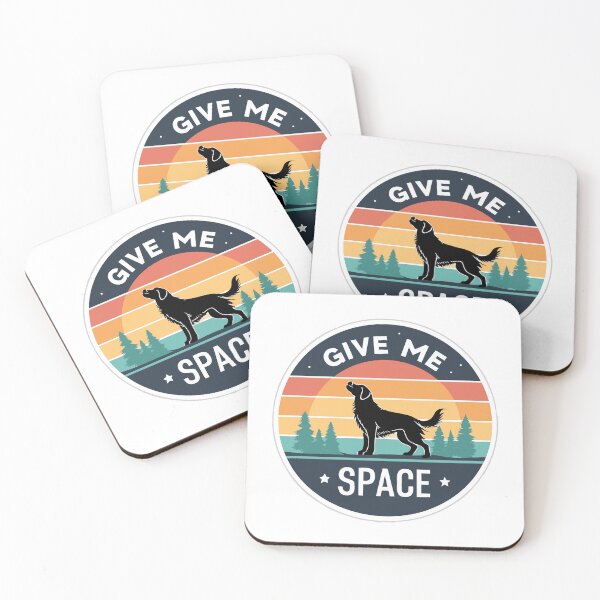 Item preview, Give Me Space – Reactive Dog Silhouette Design with Soft Gradient Background, Awareness Art designed and sold by VividOrganica.
