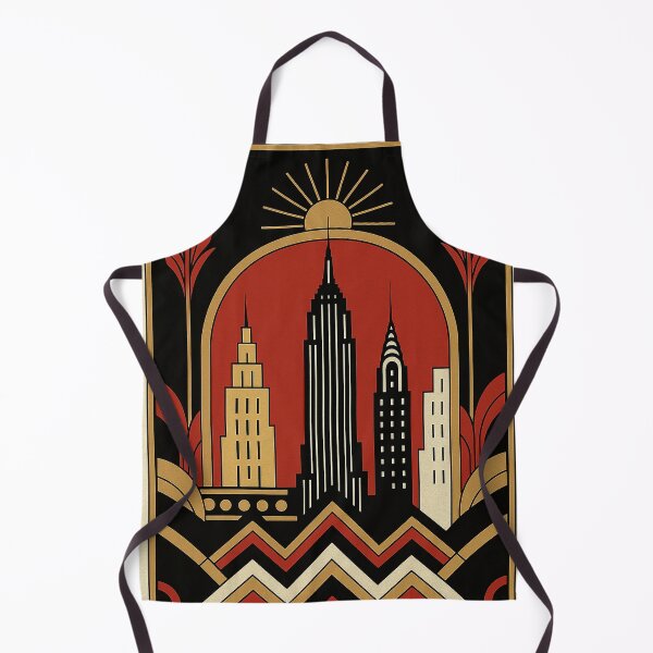 Item preview, Art Deco New York Skyline 1920s Geometric Abstract designed and sold by MarvinStudios.