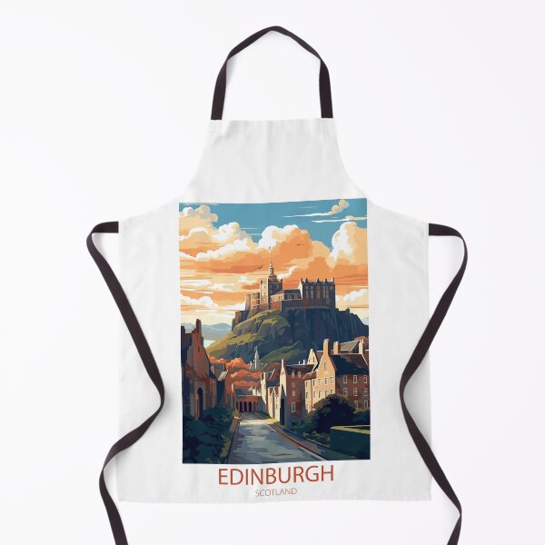 Item preview, Póster de viaje retro minimalista vintage Castillo de Edimburgo: esplendor histórico y encanto de Escocia designed and sold by pod24.