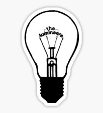 Lumineers Lightbulb (white) Sticker