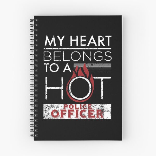 Item preview, My Heart Belongs To A Hot Police Officer T Shirt Women designed and sold by shoppzee.