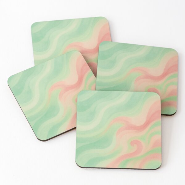 Item preview, Breezes abstract print of air and freshness - Soft presences designed and sold by Kolors Otilium Studio.