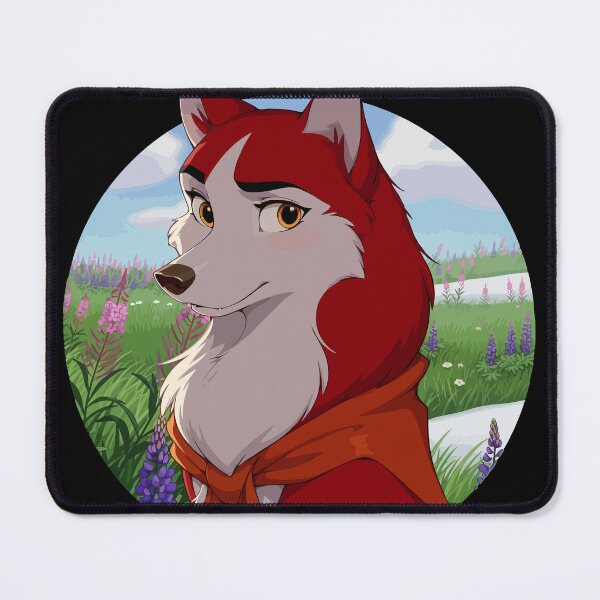 Item preview, Balto Jenna – Disney-Style Husky & Wolfdog Illustration designed and sold by StudioJohan.