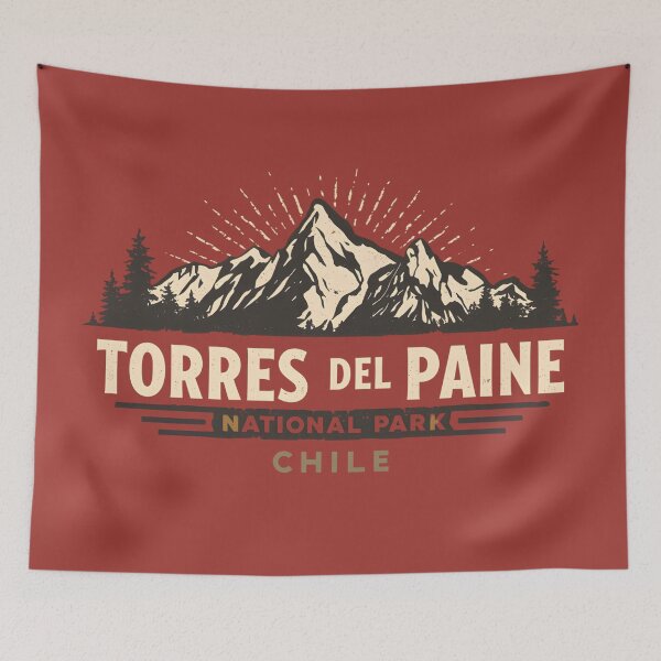 Item preview, Torres Del Paine National Park - Patagonia - Chile designed and sold by GoodOldVintage.