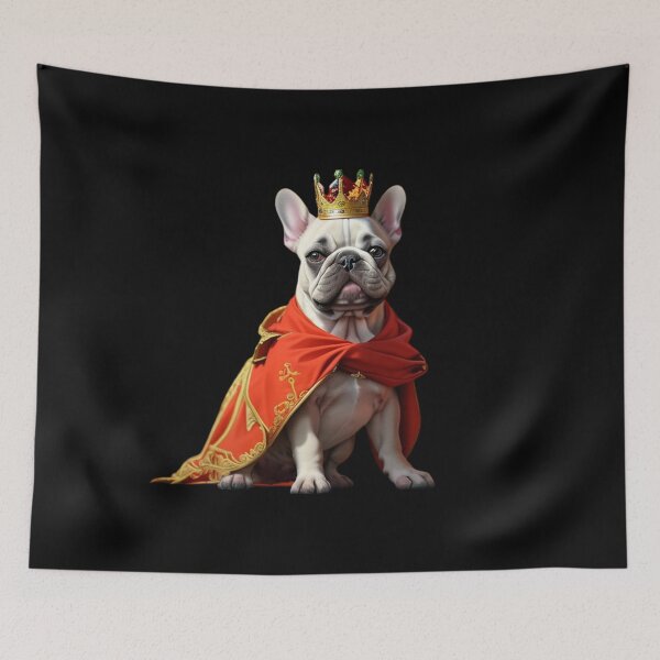 Item preview, Royal Bulldog – King French Bulldog with Crown and Cape designed and sold by Dragonfly-10.