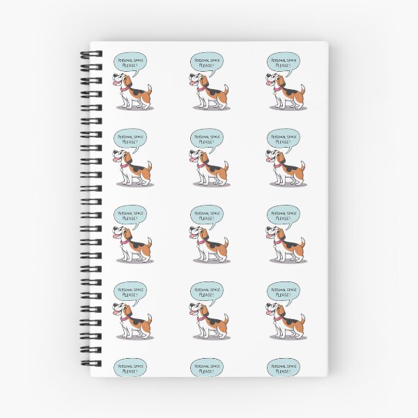 Item preview, Personal Space Please – Funny Cartoon Reactive Dog Design designed and sold by VividOrganica.