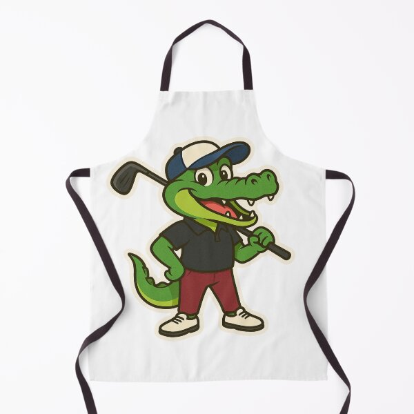 Item preview, Alligator golfer in modern golf clothes designed and sold by BrinaandPops.