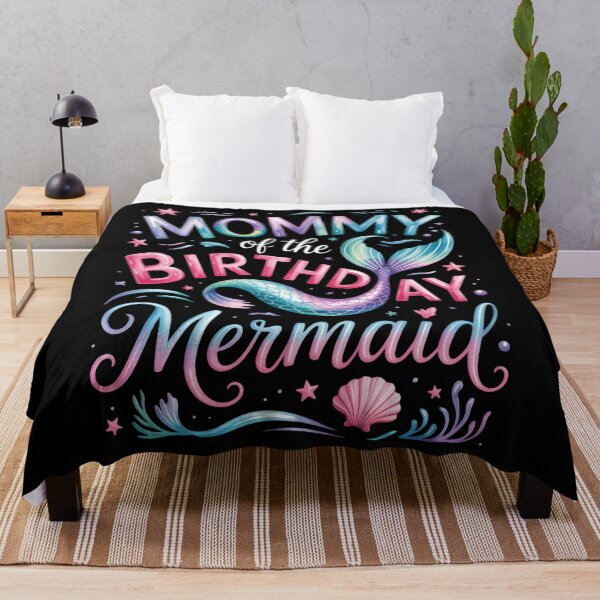 Item preview, Mommy Of The Birthday Mermaid Girl Bday Party Squad Family designed and sold by brynatshop.