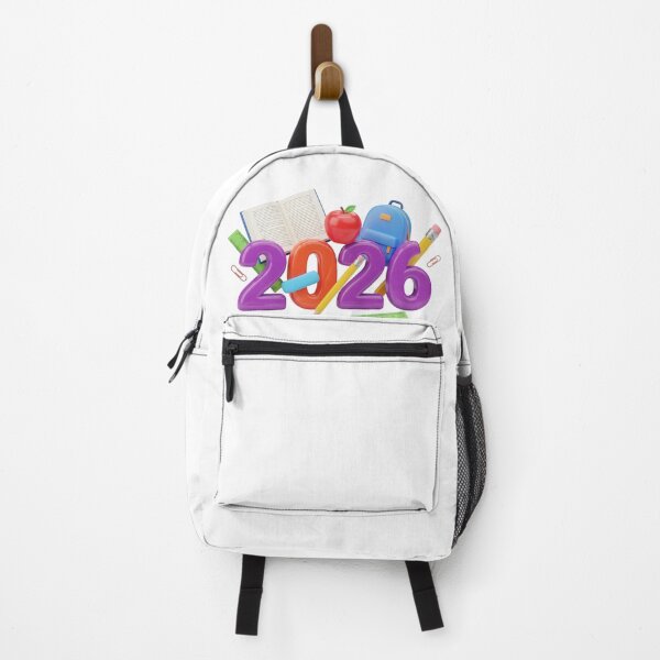 Item preview, Glossy 3D Numbers 2026 with School Supplies Illustration designed and sold by Sahib Singh.
