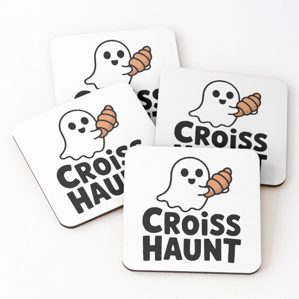 Item preview, Croisshaunt! Cute Croissant Ghost Pun designed and sold by PMCreative.