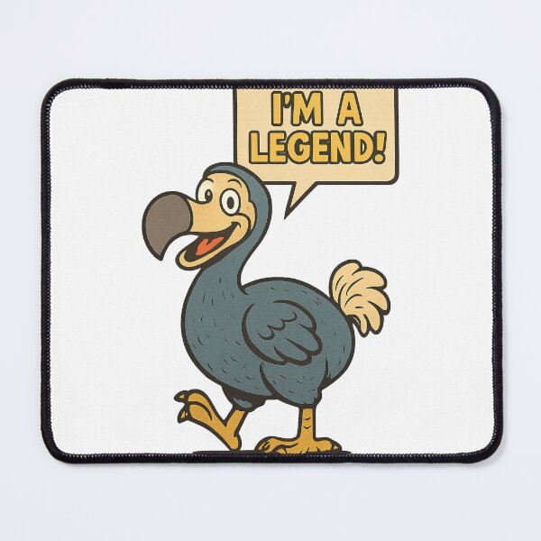 Item preview, Funny Dodo Bird Cartoon – Vintage Comic Style “I’m a Legend!” PNG Design designed and sold by VitalLifeForce.