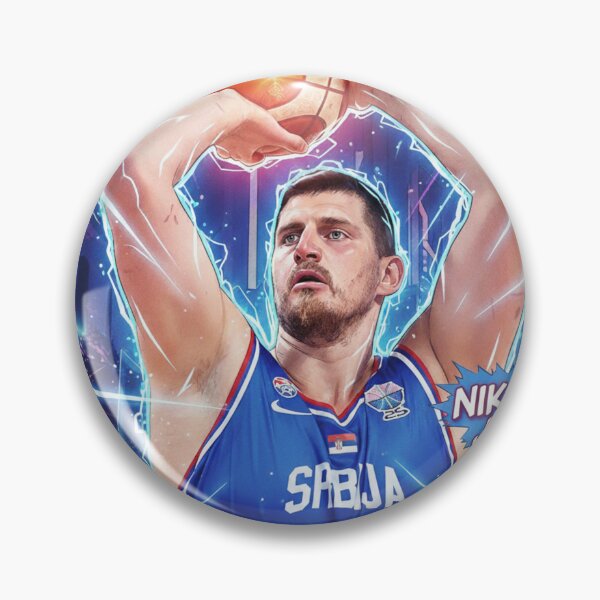 Item preview, Nikola Jokic Serbian Eurobasket Poster Art designed and sold by ecdato.