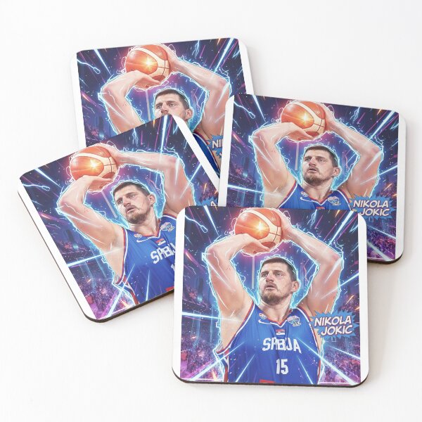 Item preview, Nikola Jokic Serbian Eurobasket Poster Art designed and sold by ecdato.