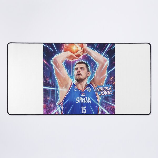 Item preview, Nikola Jokic Serbian Eurobasket Poster Art designed and sold by ecdato.