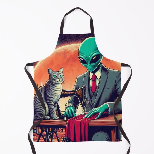 Item preview, Alien and cute cat designed and sold by Dogandesighn.