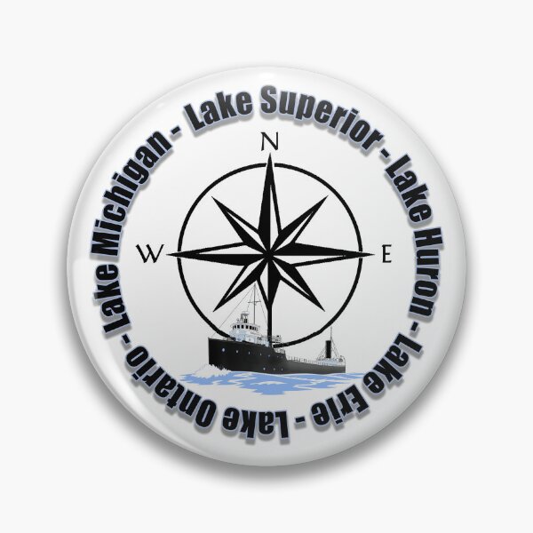 Item preview, The Great Lakes Compass  designed and sold by WaymoreDays.