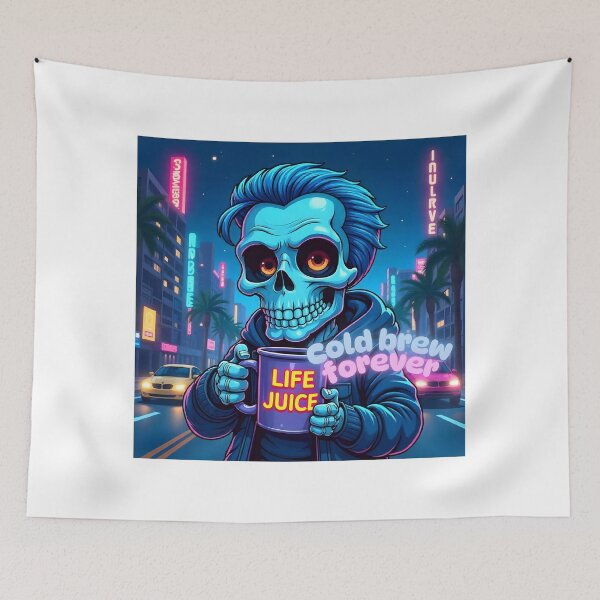 Item preview, Midnight Brewed Madness - Dead Serious About Coffee designed and sold by PixelInfinite.