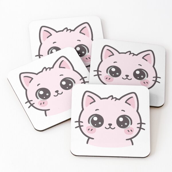 Item preview, Cute Chubby Kitten Face | Adorable Kawaii Cat  designed and sold by stylishdzign.
