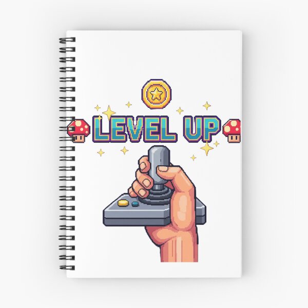 Item preview, Retro Pixel Art Level Up Gaming Joystick designed and sold by Splotch-Theory.