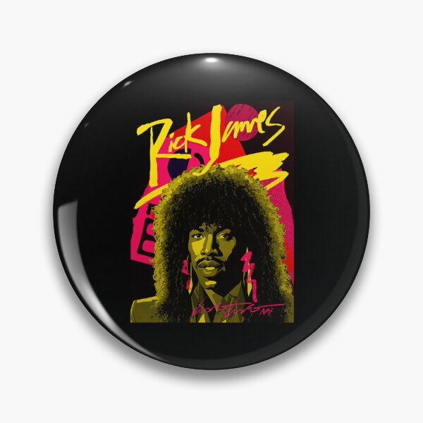 Item preview, Rick James 80S Style Black Background (1) designed and sold by OhOlliShop.