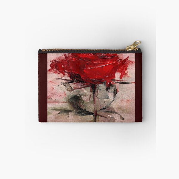 Item preview, Beautiful bold impressionist red rose drawing  designed and sold by NivyasArtistry.