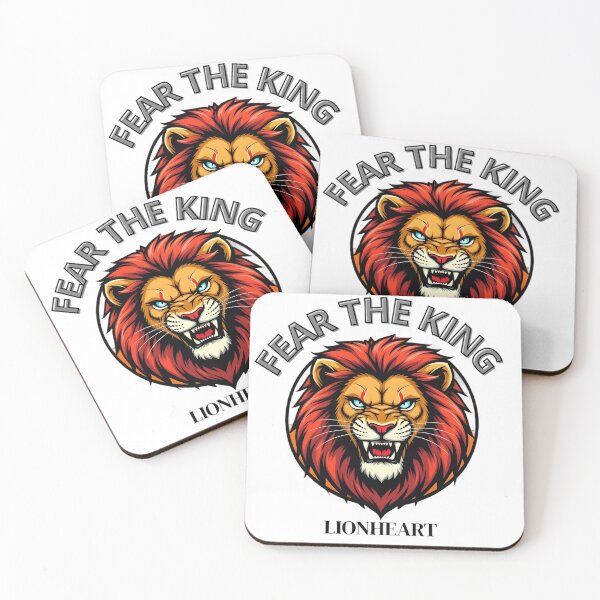 Item preview, Roaring Lion Fear the King Lionheart Vintage Sunset Logo designed and sold by ArtistryNetix.