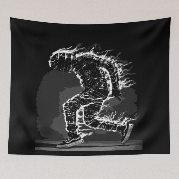 Aperçu de l'œuvre Art noir abstrait créée et vendue par Blackcanvas444.