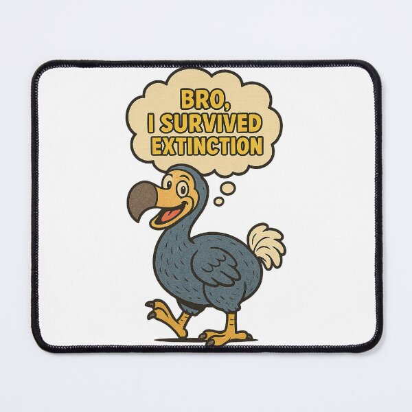 Item preview, Bro, I Survived Extinction – Funny Dodo Bird Vintage Comic Design designed and sold by VitalLifeForce.