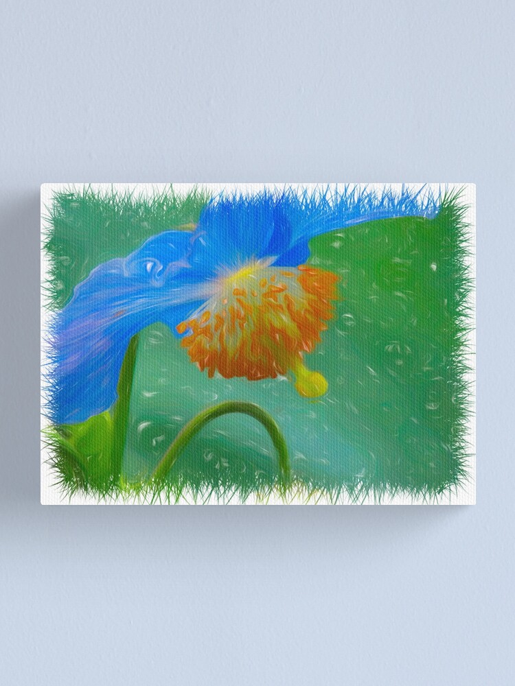 Alternate view of Blue Petals Canvas Print